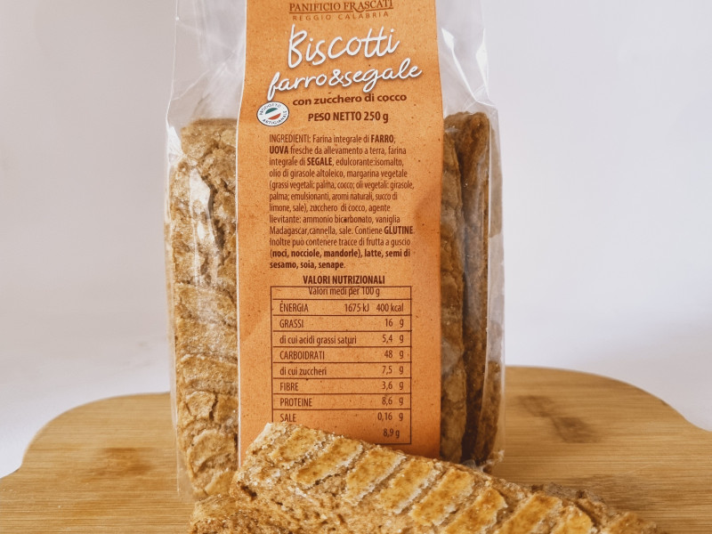 Biscotti integrali meno zuccheri 250g