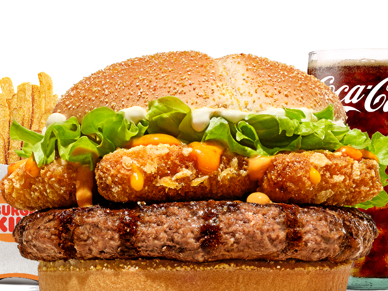 Cheese nachos Burger (solo panino)