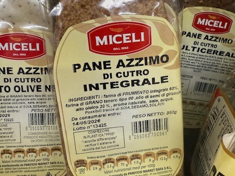 Pane Azimo Integrale